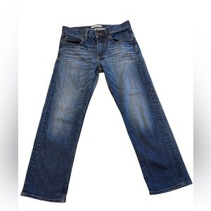 Banana Republic Premium Denim boyfriend jeans size 26S distressed blue straight